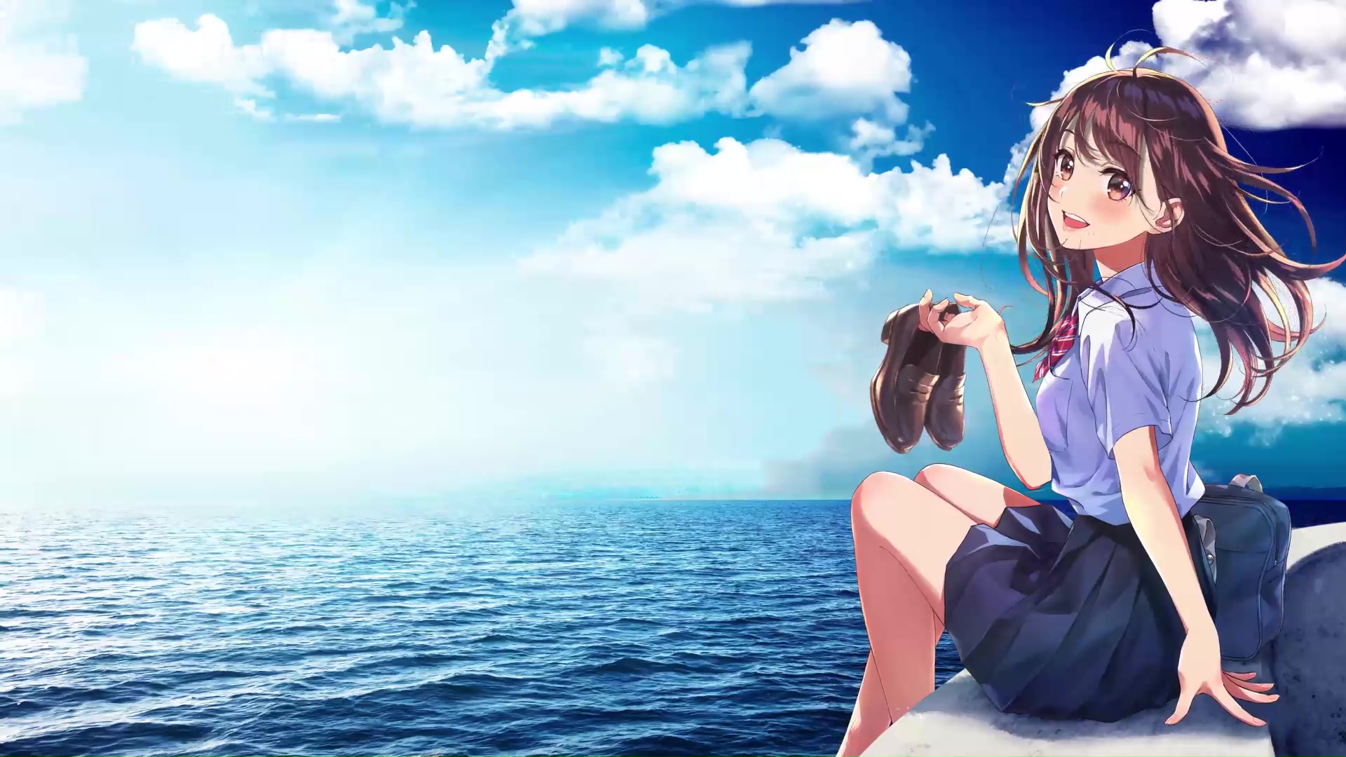 Ocean anime wallpaper by HeroJake - Download on ZEDGE™ | 73ff