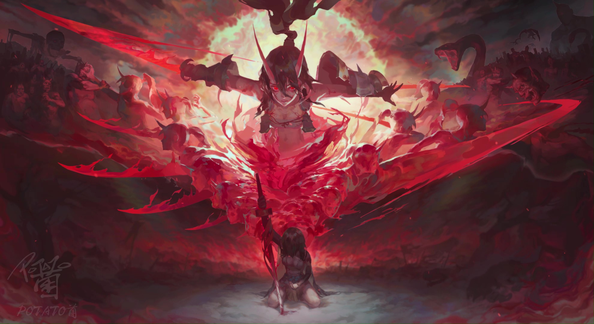 Anime devil wallpaper