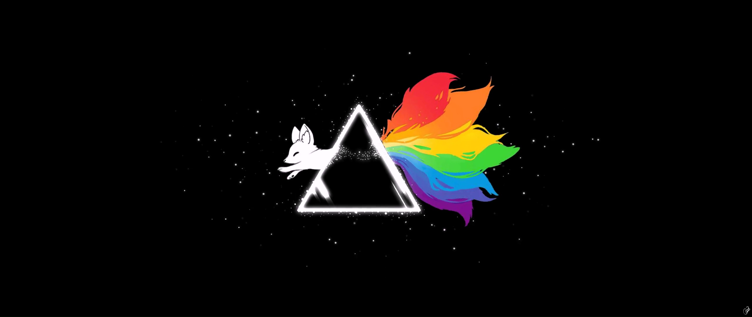 Rainbow Fox Live Wallpaper - Live Wallpaper