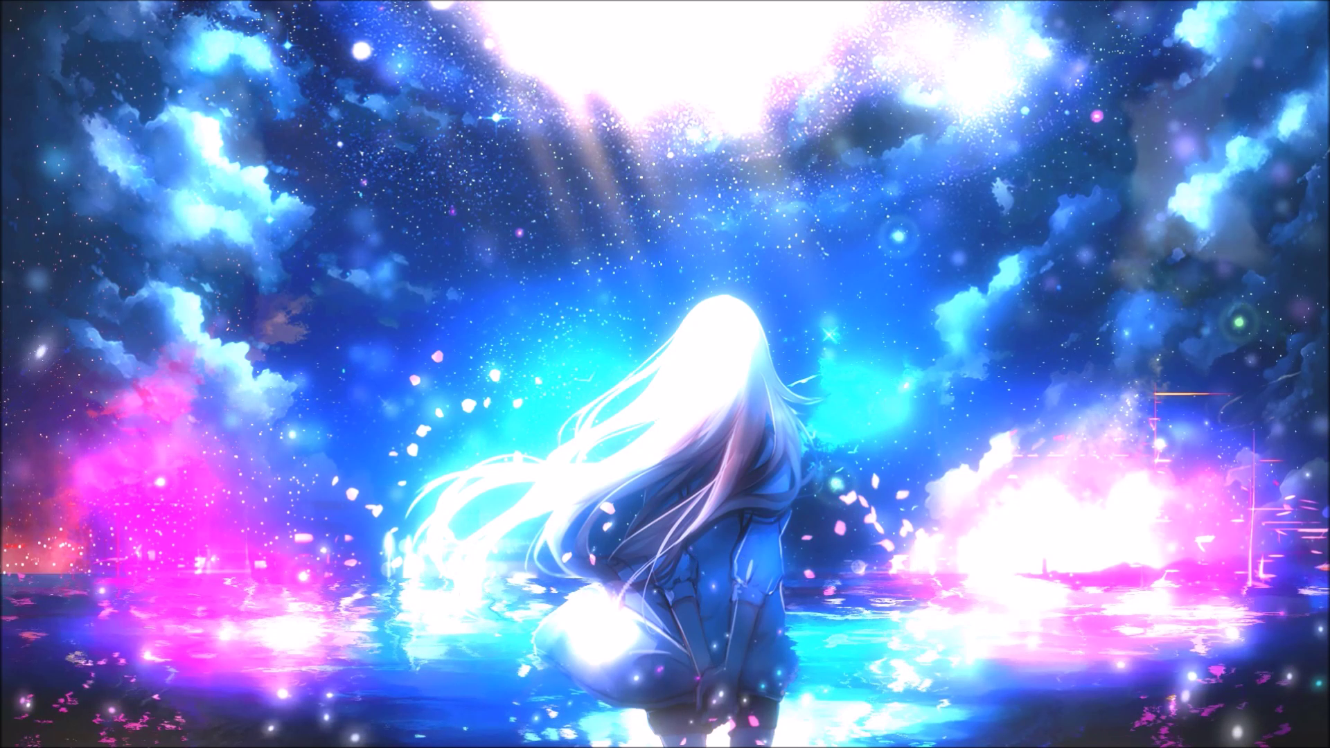 1080x2400 Resolution Anime Girl And Night Stars 1080x2400 Resolution  Wallpaper - Wallpapers Den